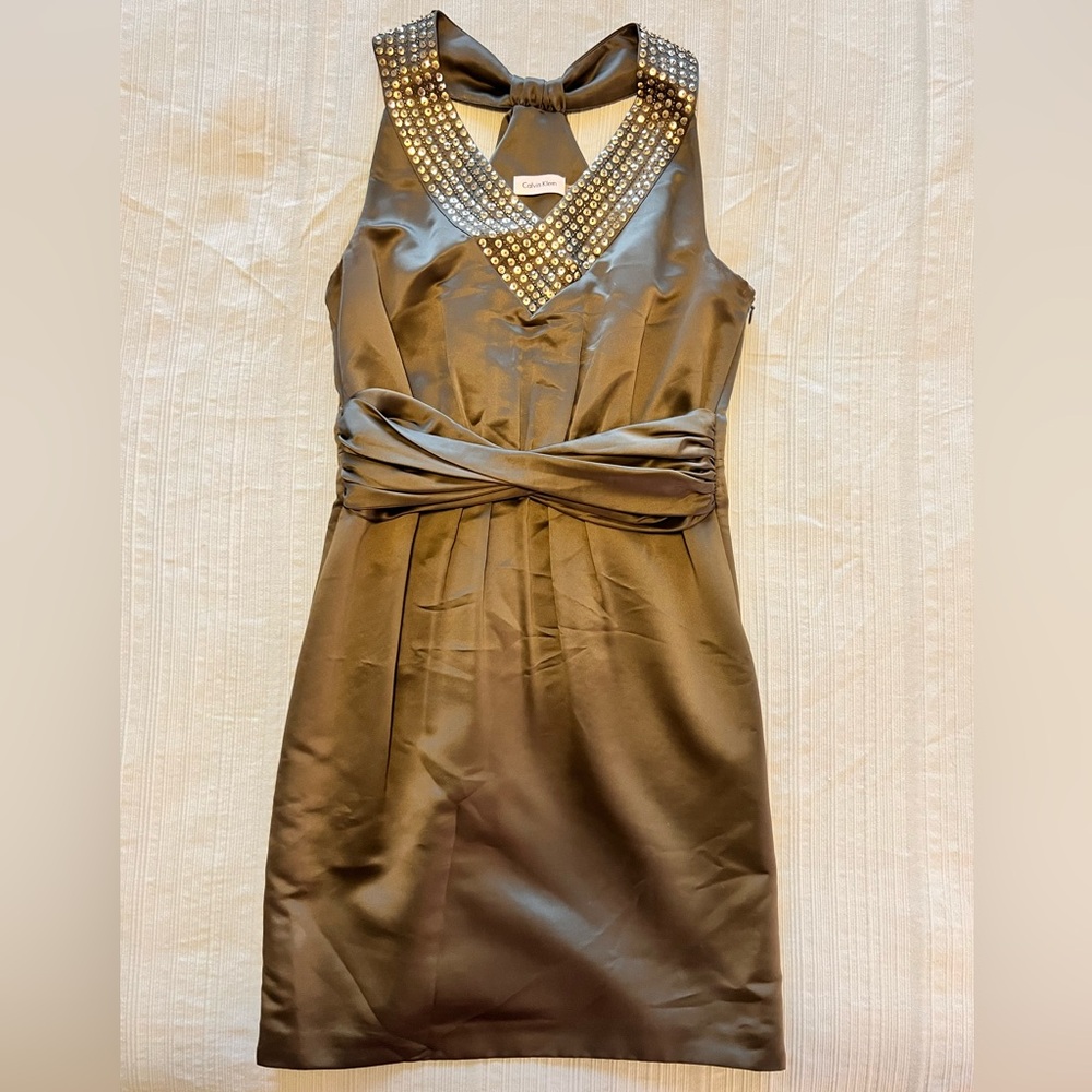 Calvin Klein Sequin Detail Dress